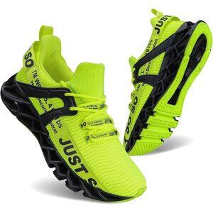 Women's Light Green Running Walking Tennis Athletic Sneakers Shoes